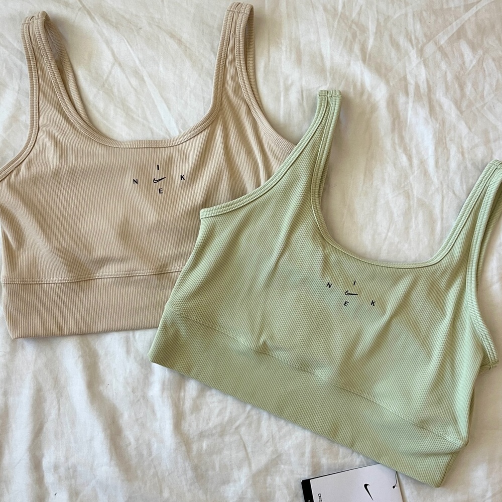 Nike Dri-Fit Luxe Ribbed Crop Tops